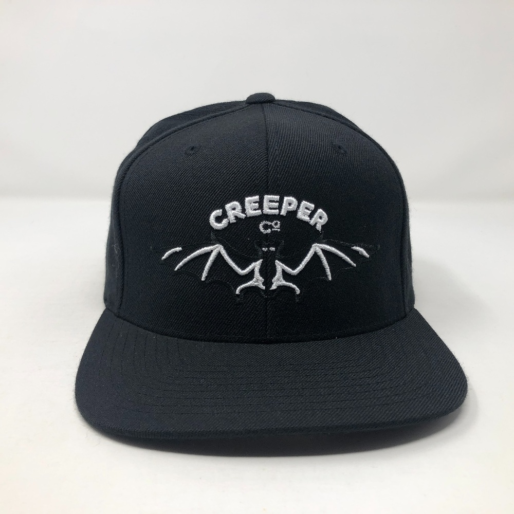 Creeper Co Bat Skeleton Snapback Hat